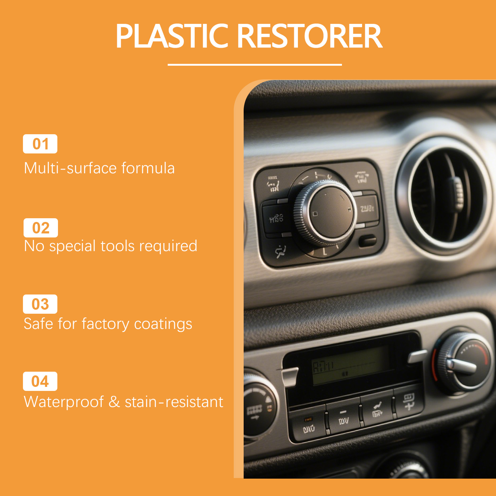 Automotive Plastic Restorer Pa - огляд і ціна Leather Cleaner Interior