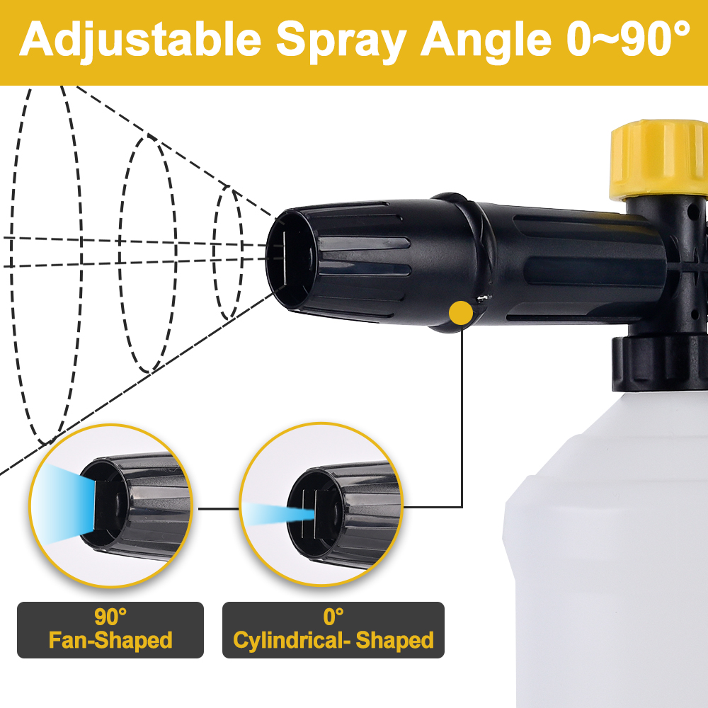 Pressure Washer Adjustable Foa - огляд і ціна Foam Cannon Car Wash